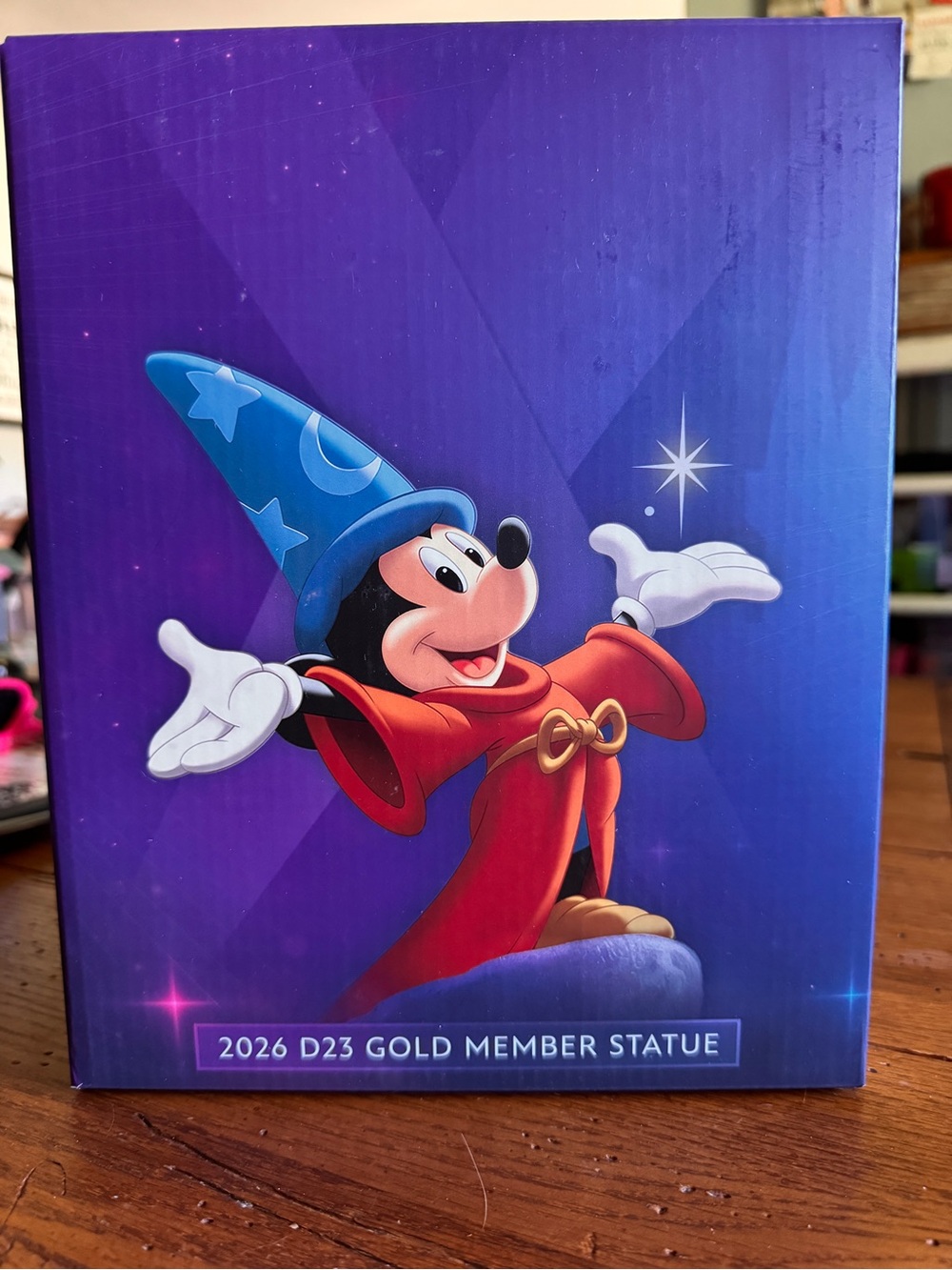 Disney Sorcerer Mickey Figurine - Blue, Red, Black, White